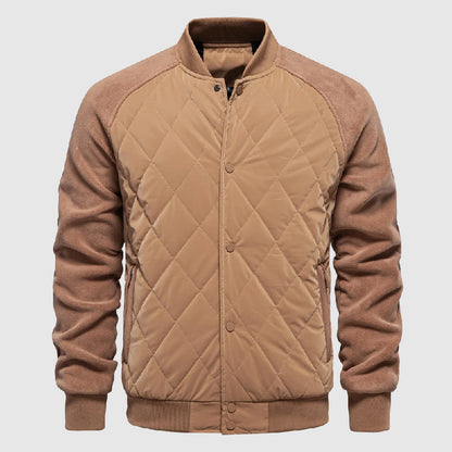 Herre Bomberjakke med Fleece Detaljer 5