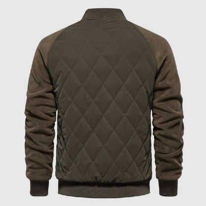 Herre Bomberjakke med Fleece Detaljer 6