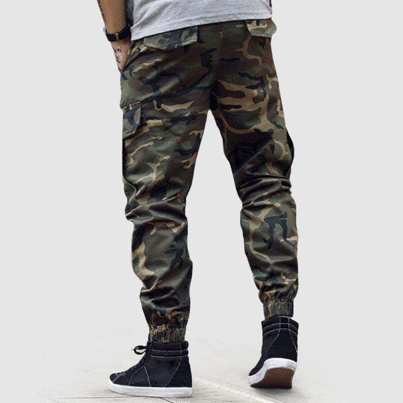 Herre Bukser Cargo Joggers Camouflage Stil 3