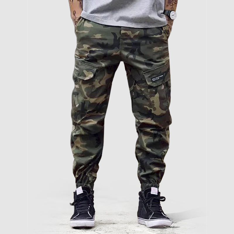 Herre Bukser Cargo Joggers Camouflage Stil 4