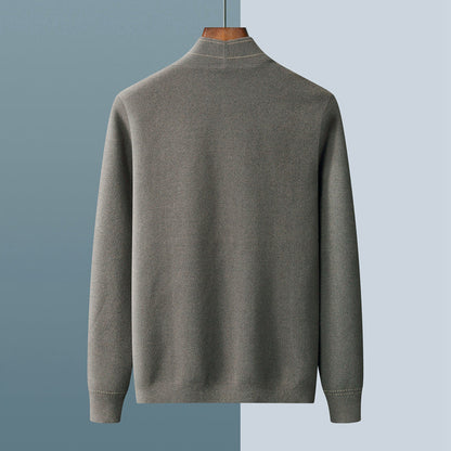 Herre Cardigan Klassisk Design 6