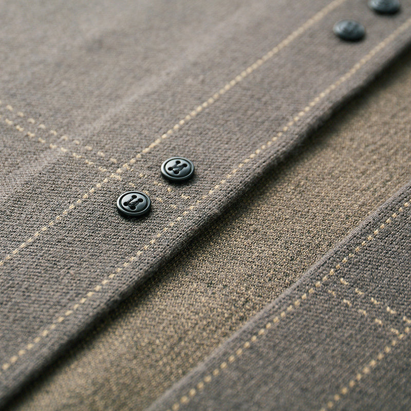 Herre Cardigan Klassisk Design 8