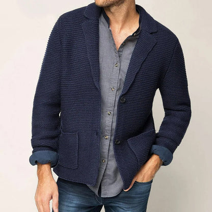 Herre Cardigan Klassisk Strik 3