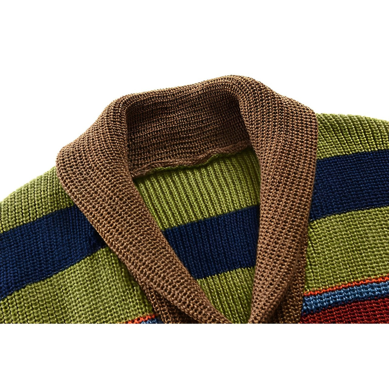 Herre Cardigan med Dristige Striber 3