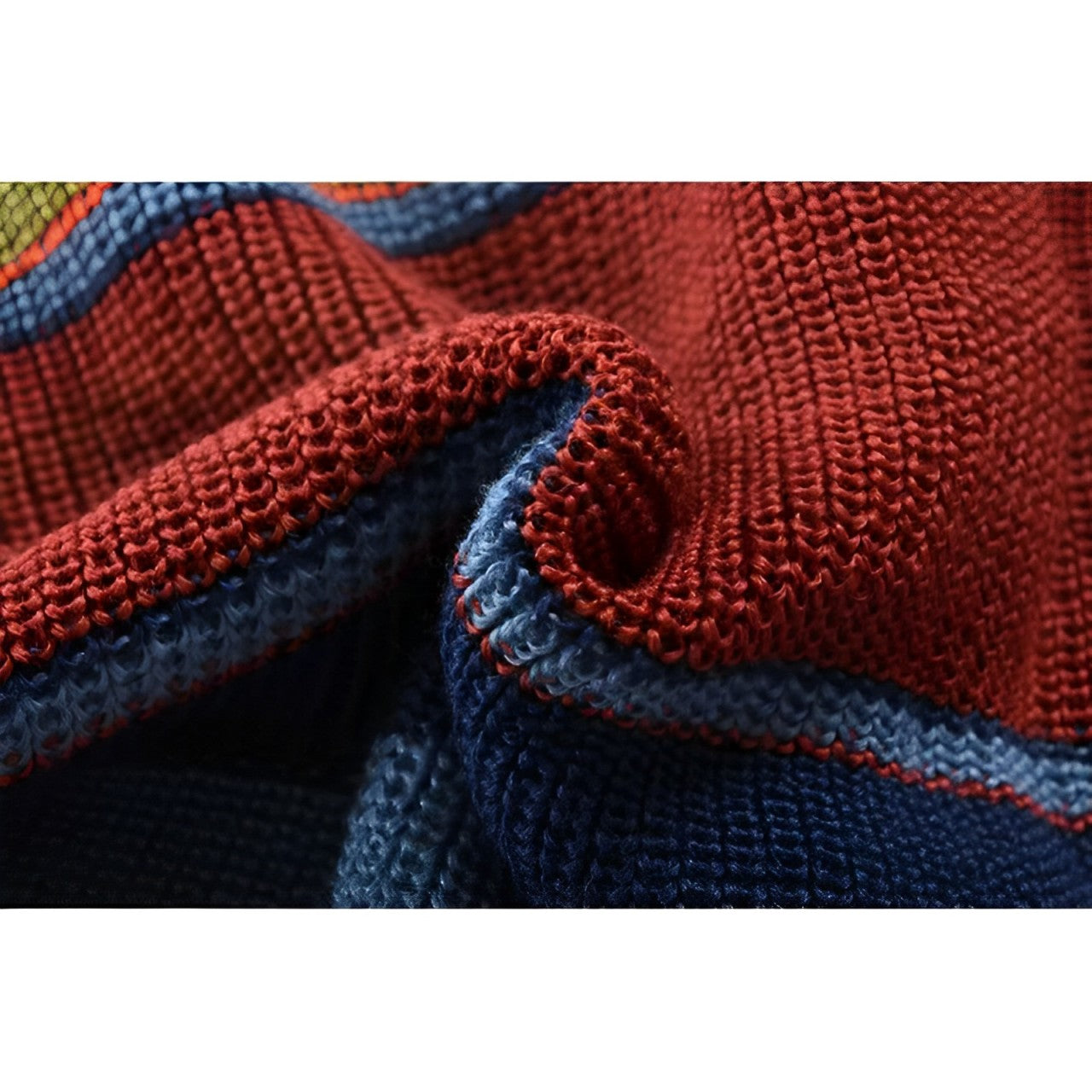 Herre Cardigan med Dristige Striber 6