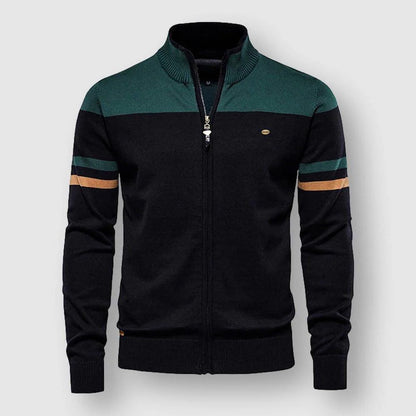 Herre Cardigan med Kontraststriber 3