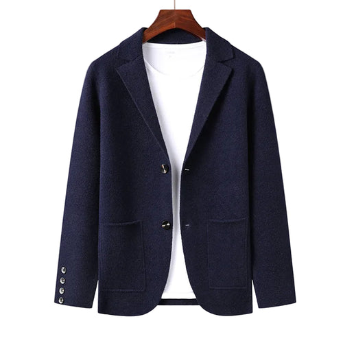 Herre Cardigan med Raffineret Stil 0