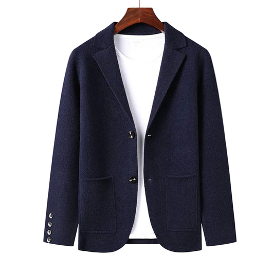 Herre Cardigan med Raffineret Stil 0