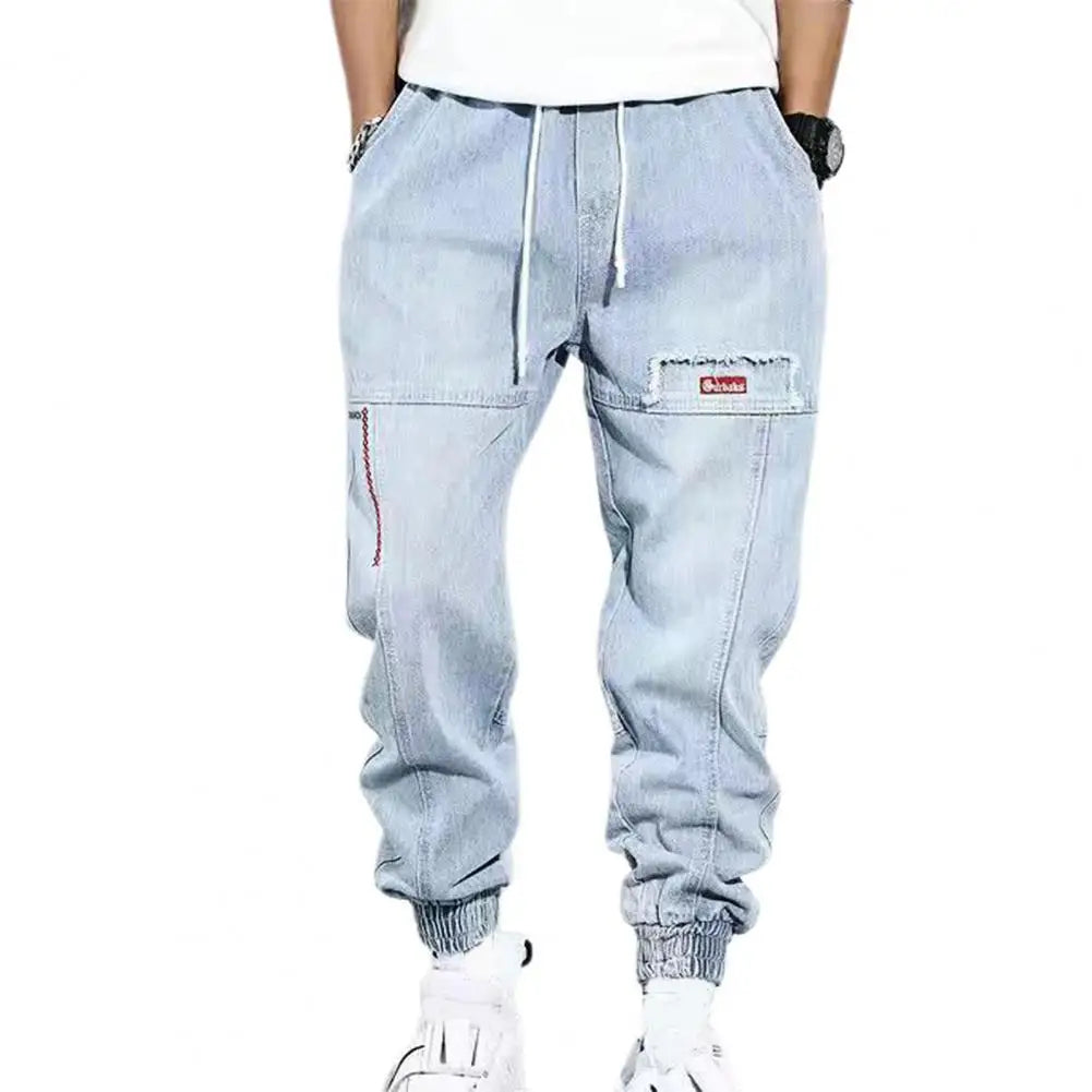 Herre Cargo Bukser Hiphop Stilo Med Praktiske Lommer 0
