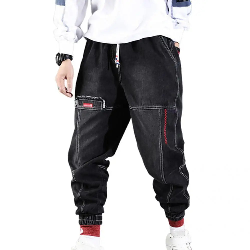 Herre Cargo Bukser Hiphop Stilo Med Praktiske Lommer 6