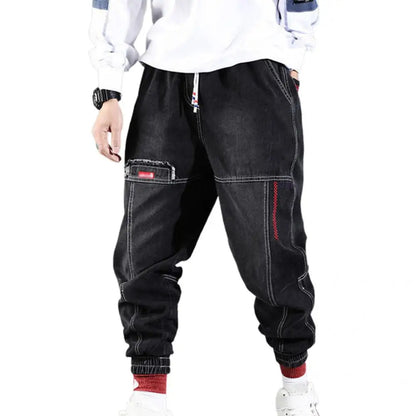 Herre Cargo Bukser Hiphop Stilo Med Praktiske Lommer 6