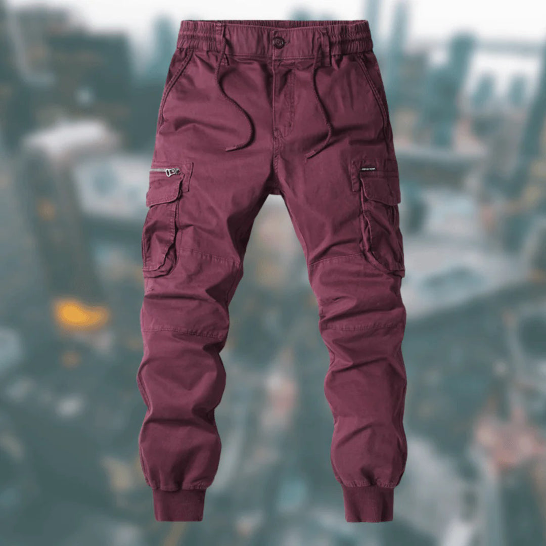 Herre Cargo Bukser Moderne Design med Praktiske Lommer 6