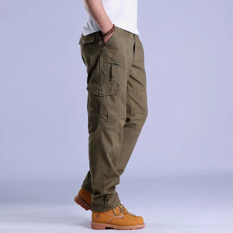 Herre Cargo Bukser med Camouflage Design 1