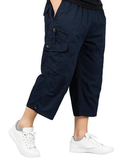 Herre Cargo Shorts Med Funktionelle Lommer 0