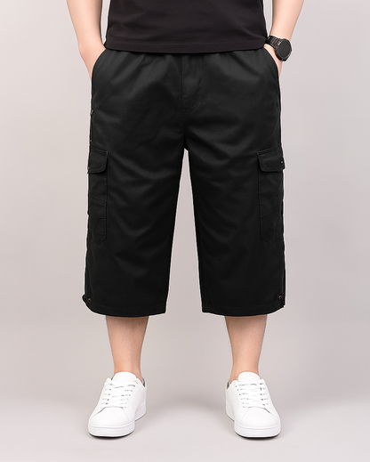 Herre Cargo Shorts Med Funktionelle Lommer 4