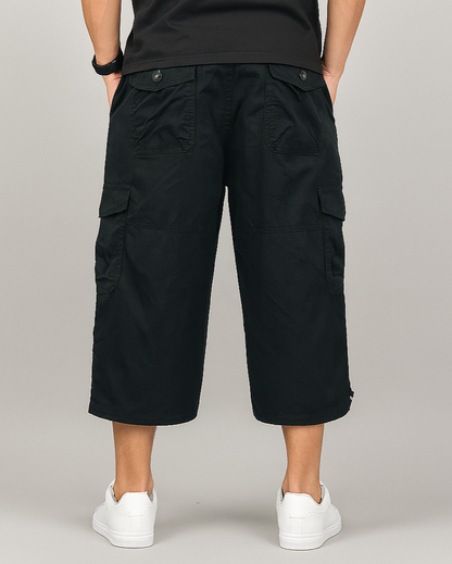 Herre Cargo Shorts Med Funktionelle Lommer 5
