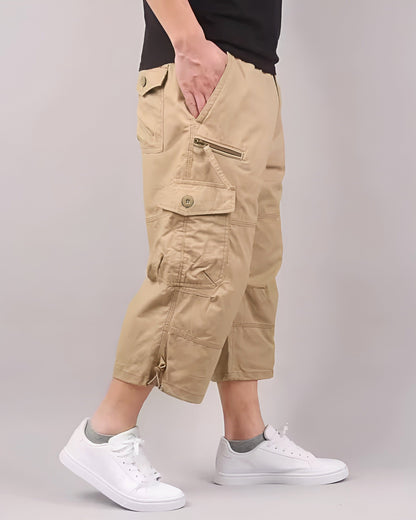 Herre Cargo Shorts Med Funktionelle Lommer 7
