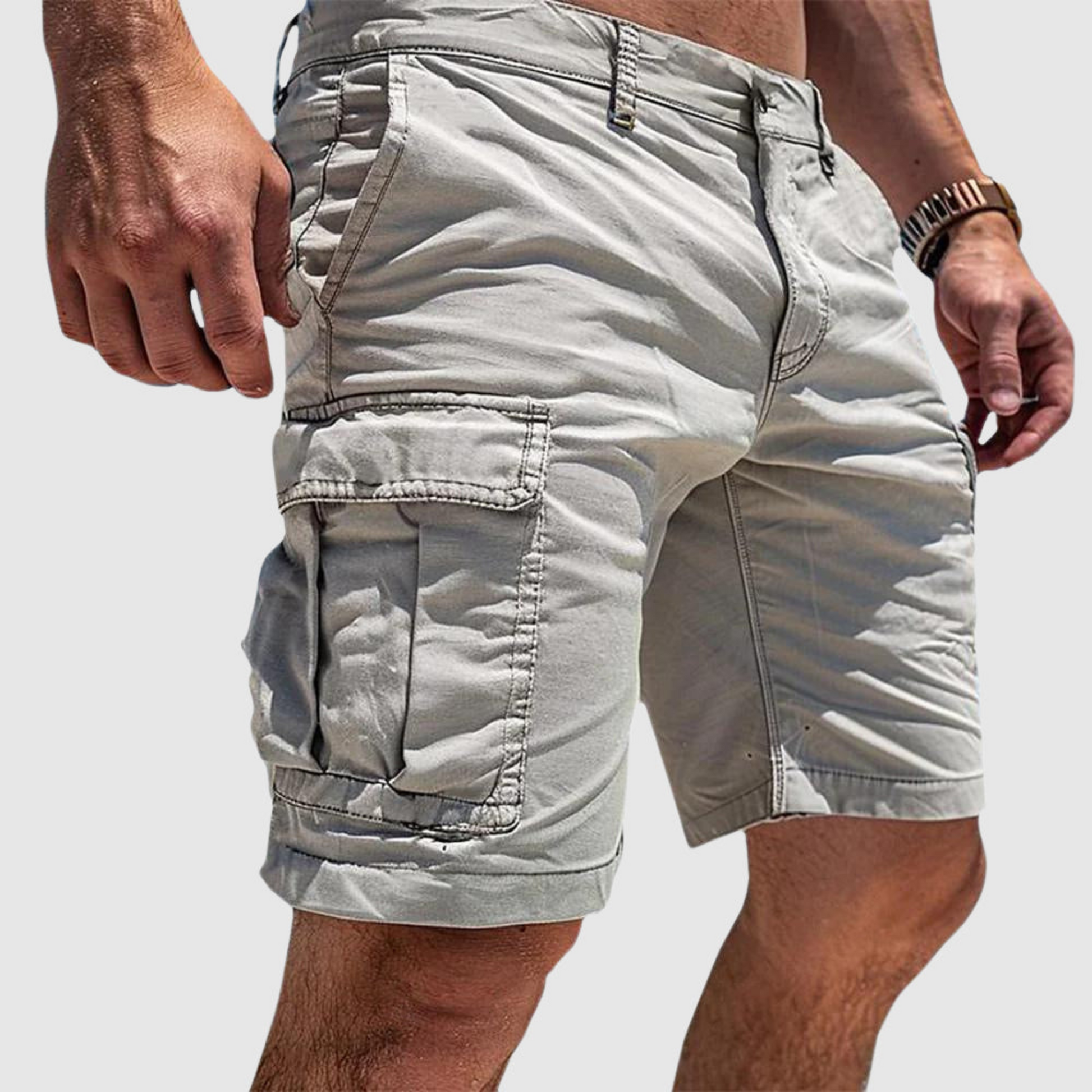 Herre Cargo Shorts Praktisk Design 2