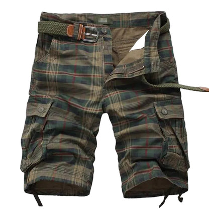 Herre Cargo Shorts Vintage Stil 0