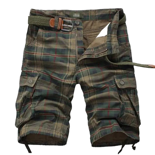 Herre Cargo Shorts Vintage Stil 0
