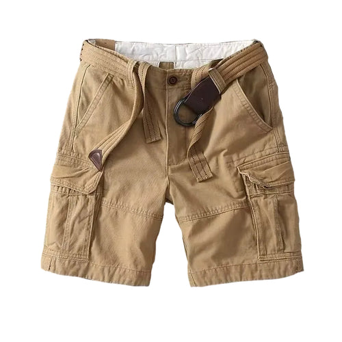 Herre Cargo Shorts med Justerbar Talje 0