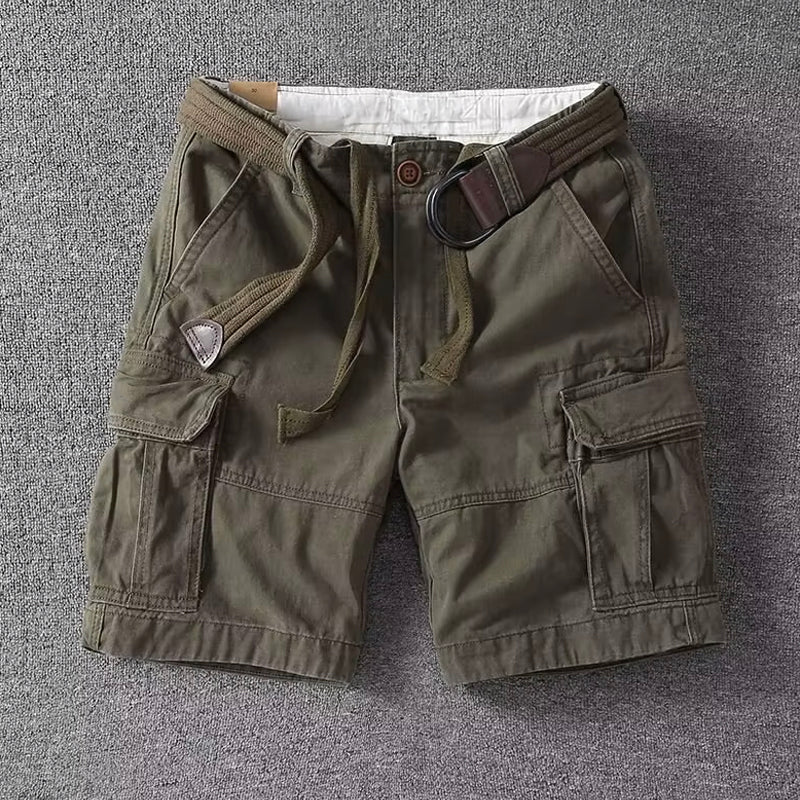 Herre Cargo Shorts med Justerbar Talje 1
