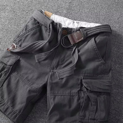 Herre Cargo Shorts med Justerbar Talje 6