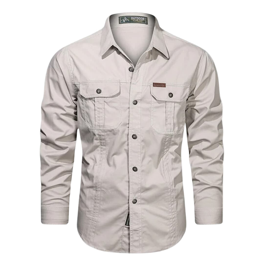 Herre Cargo Skjorte Casual 0