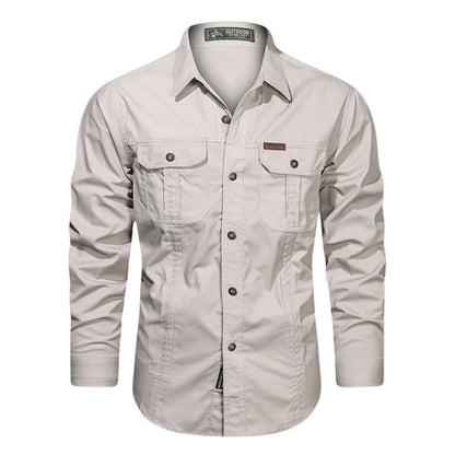 Herre Cargo Skjorte Casual 0