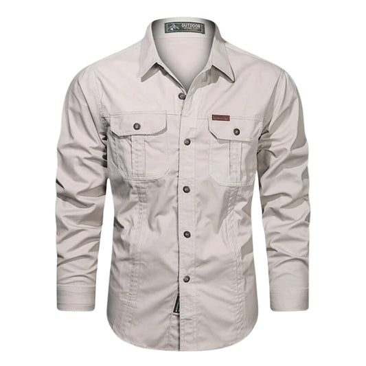 Herre Cargo Skjorte Casual 0