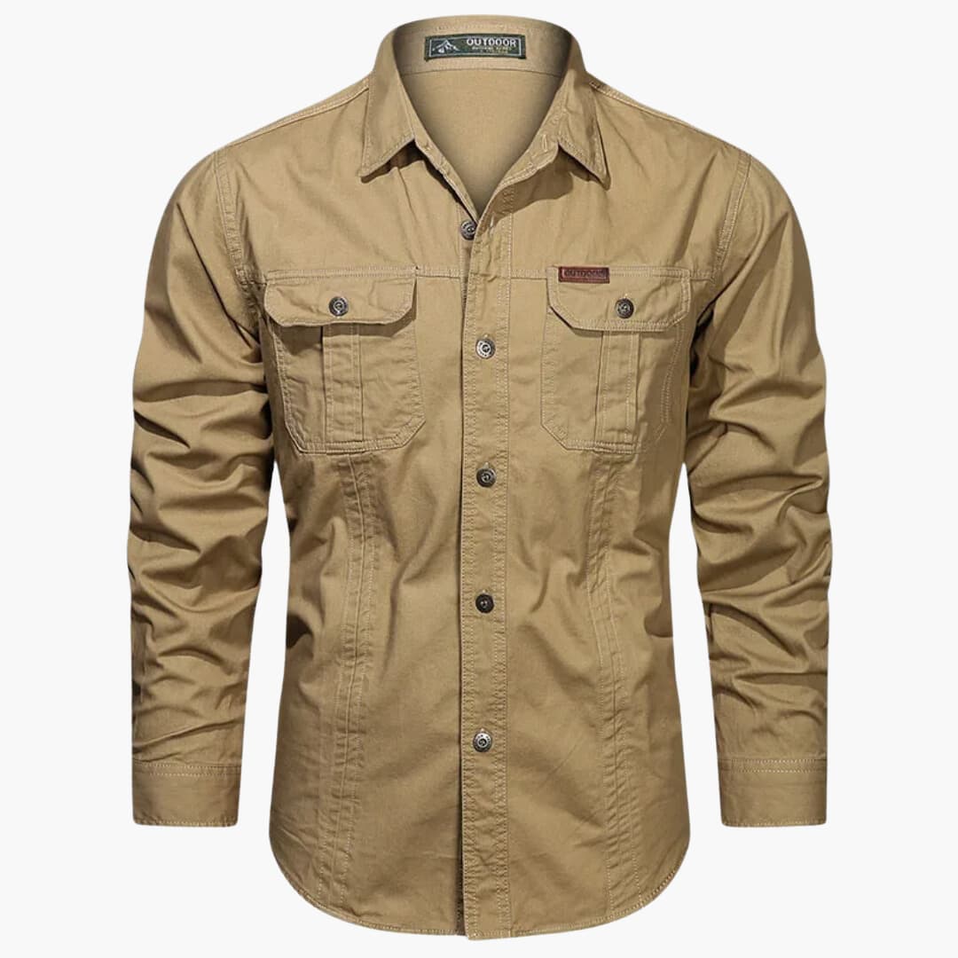 Herre Cargo Skjorte Casual 1