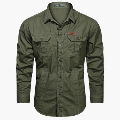 Herre Cargo Skjorte Casual 3