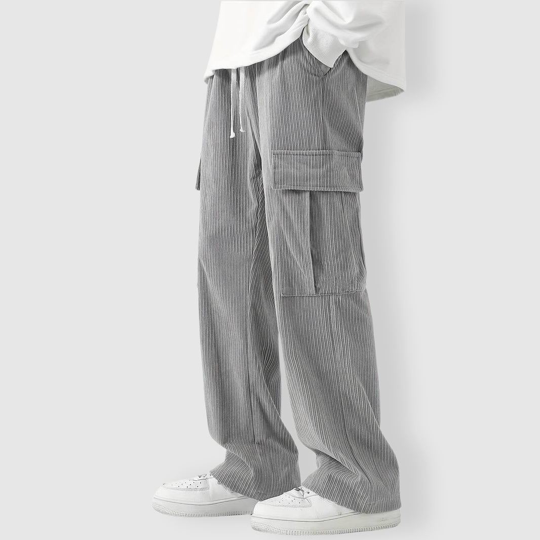 Herre Cargobukser i Corduroy Stil 4