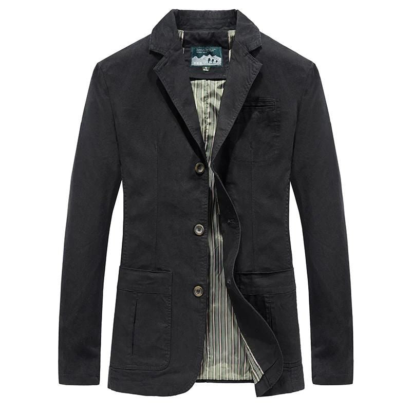 Herre Casual Blazer Letvægts 8