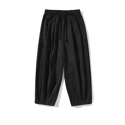 Herre Chinos Harem Bukser med Plisseringer 5