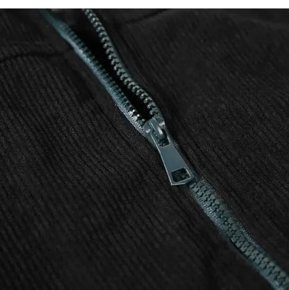 Herre Corduroy Jakke med Farveblok 7