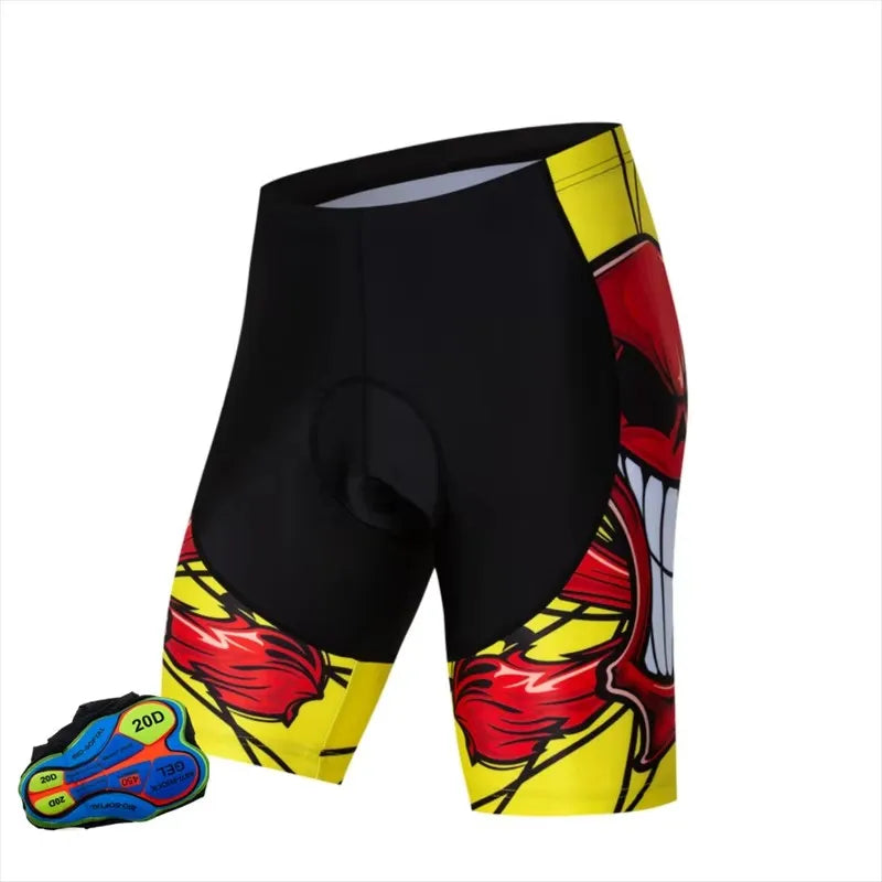 Herre Cykel Bib Shorts med 20D Gel Polstring 5