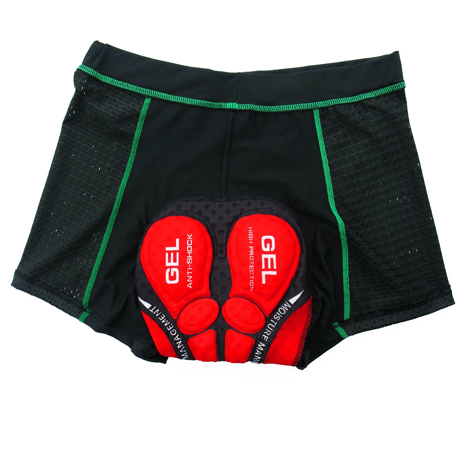 Herre Cykelshorts Åndbar Mesh Med 5D Polstring 3