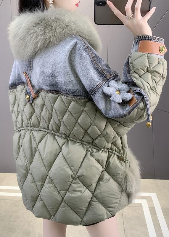 Herre Denim Jakke med Patchwork Design 3
