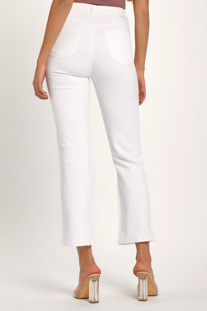 Herre Denim Jeans Distressed Hvid 3