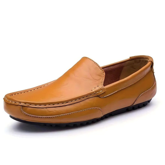 Herre Driving Loafers Læder Stil 0