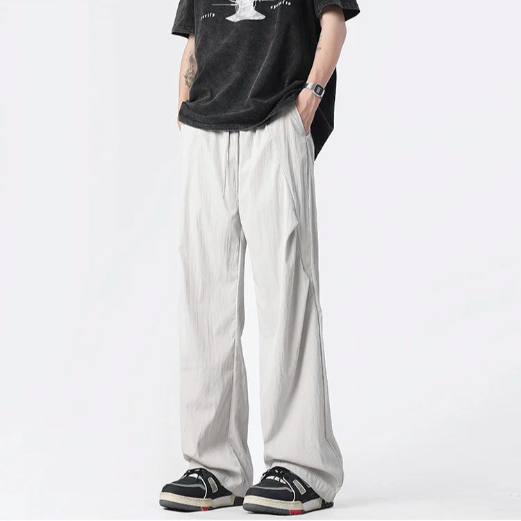 Herre Faldskærmsbukser Casual Stil Moderne Draperet Design 7