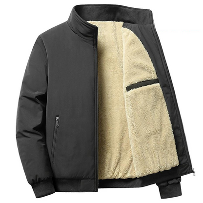 Herre Fleece Jakke Dobbelt Laget Komfort 0