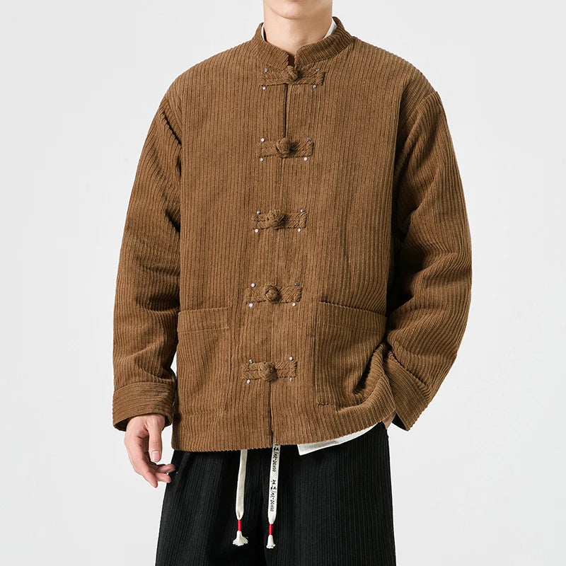 Herre Fløjlsjakke Oversized Design 1