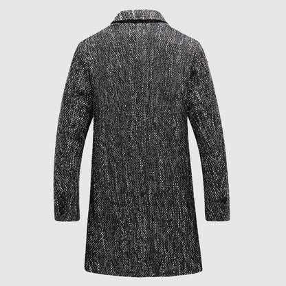 Herre Frakke Tre-Knaps Lukning Klassisk Design 3