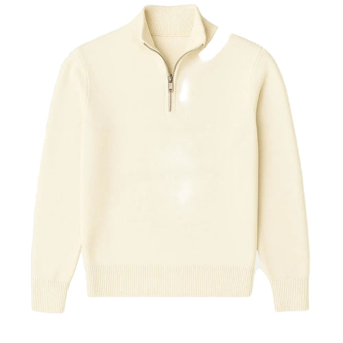 Herre Half-Zip Sweater Marineblå 0