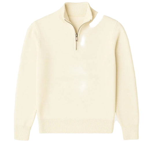 Herre Half-Zip Sweater Marineblå 0