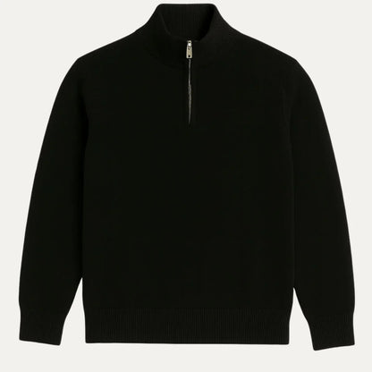 Herre Half-Zip Sweater Marineblå 3