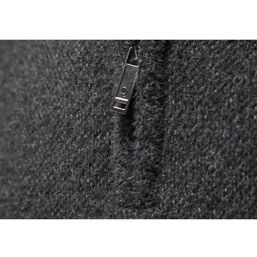 Herre Halfzip Pullover Moderne Casual Sweater 6