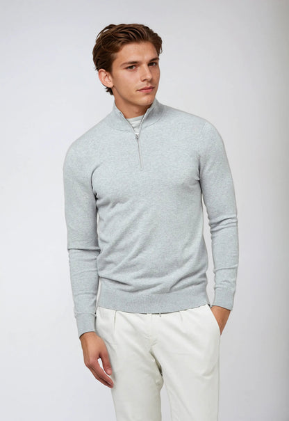 Herre Halv Lynlås Sweatshirt Casual Stil til Hverdagsbrug 2